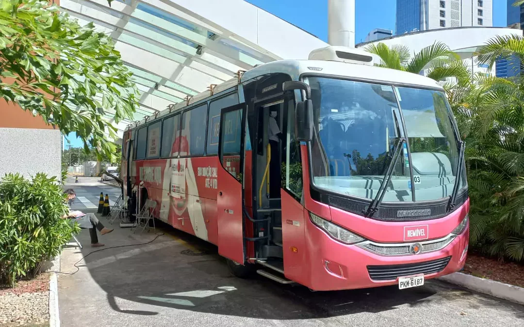 Hemoba intensifica atendimento nas unidades móveis