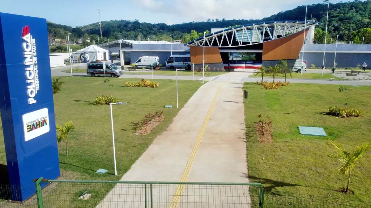 A 26&deg; Policl&iacute;nica Regional de Sa&uacute;de foi inaugurada nesta segunda-feira (11), em Ilh&eacute;us, no litoral sul do estado, pelo governador
